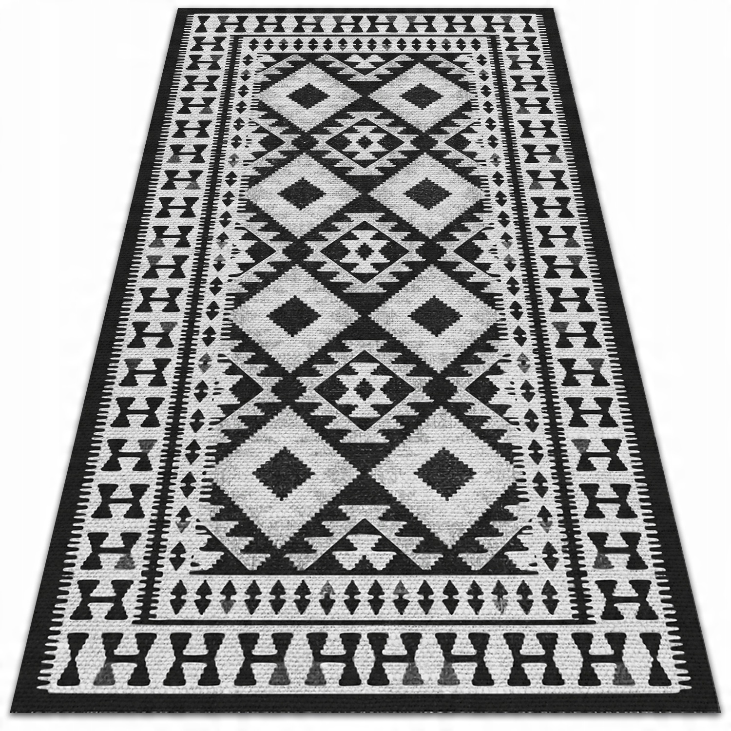

Tarasowy dywan winylowy nadruk Retro wzór 80x120