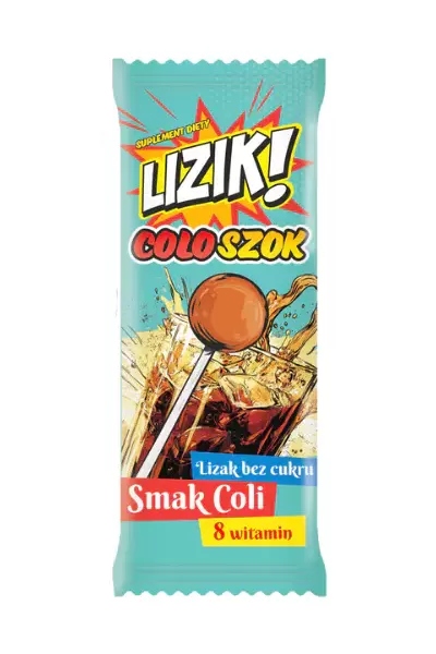 Lizik! Coloszok Lízátko bez cukru s příchutí Cooli Starpharma, 8 g