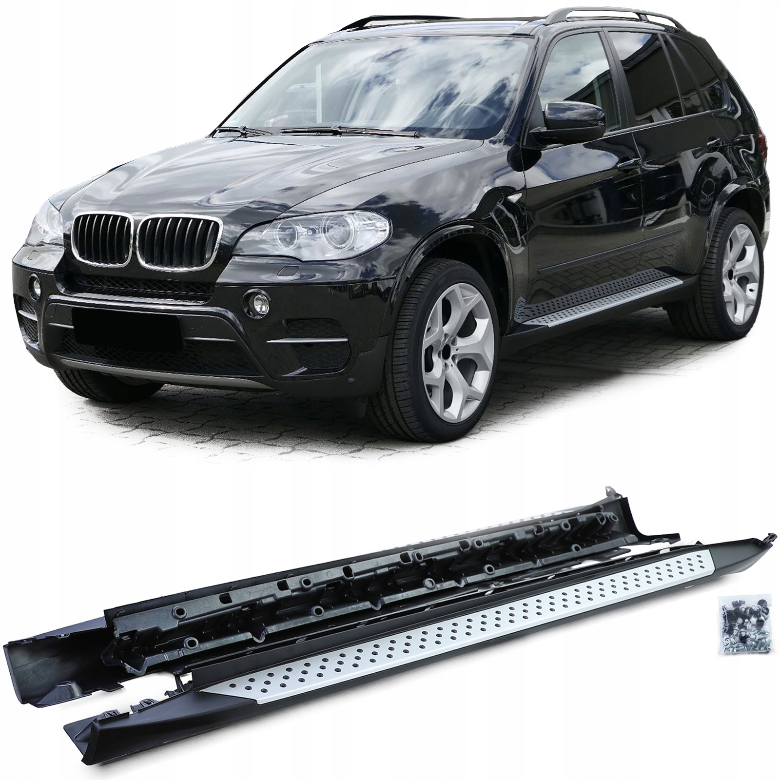 ПОДНОЖКИ ПОРОГА ПОРОГИ BMW X5 E70 06-13