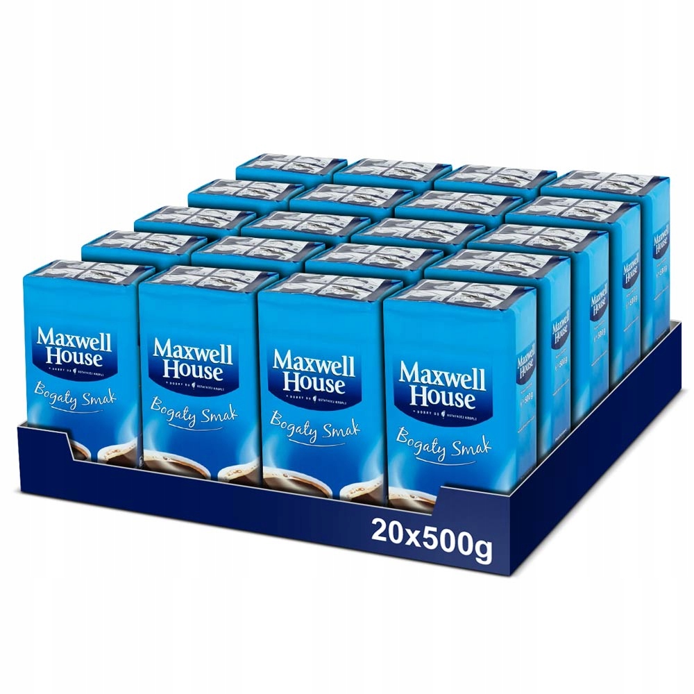 Kawa mielona Maxwell House zestaw 10kg kawy 20x 500g