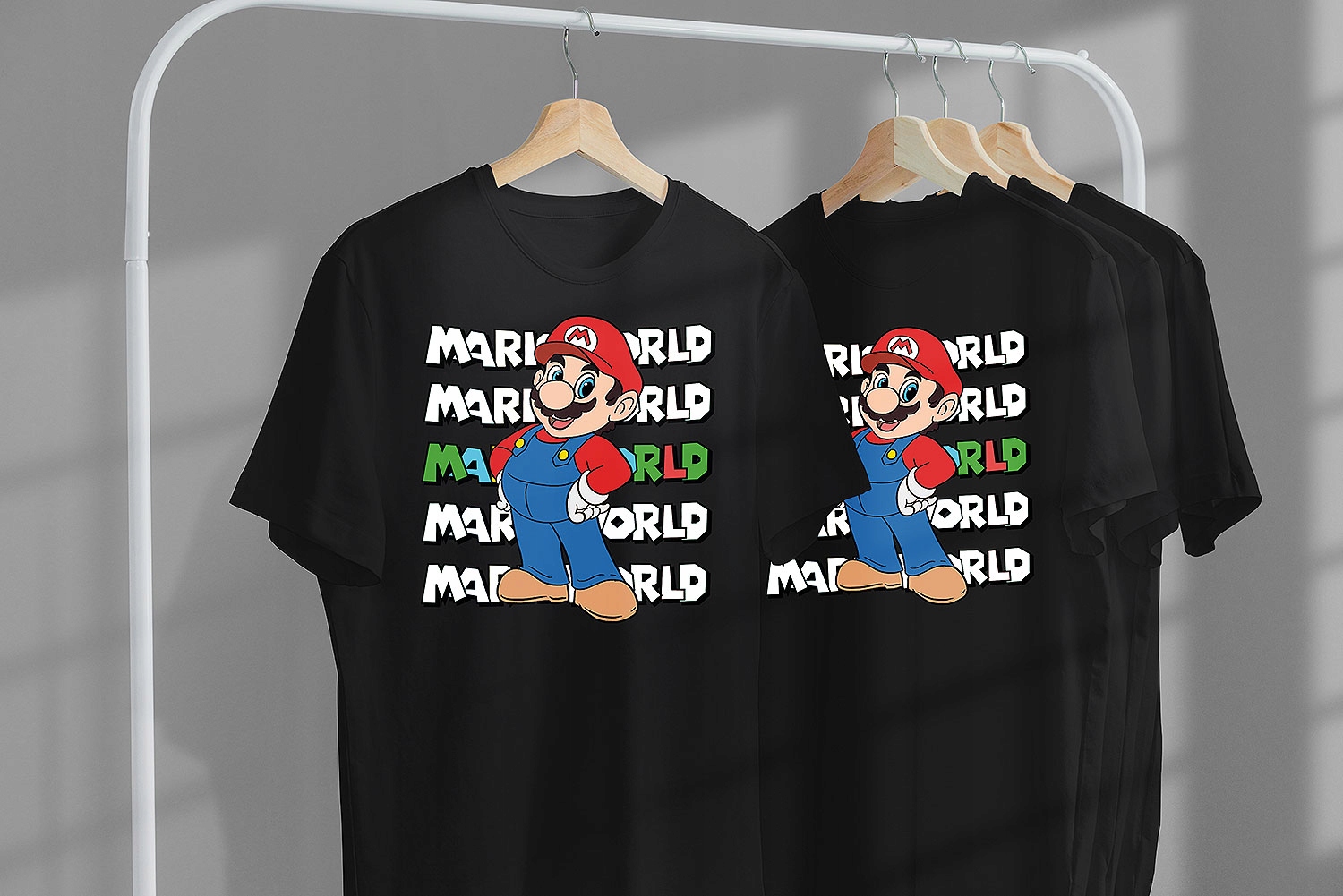 ZESTAW 3W1 KOSZULKA DLA DZIECI TATUAŻE NAKLEJKI SUPER MARIO BROS 152 JAKOŚĆ Marka inna