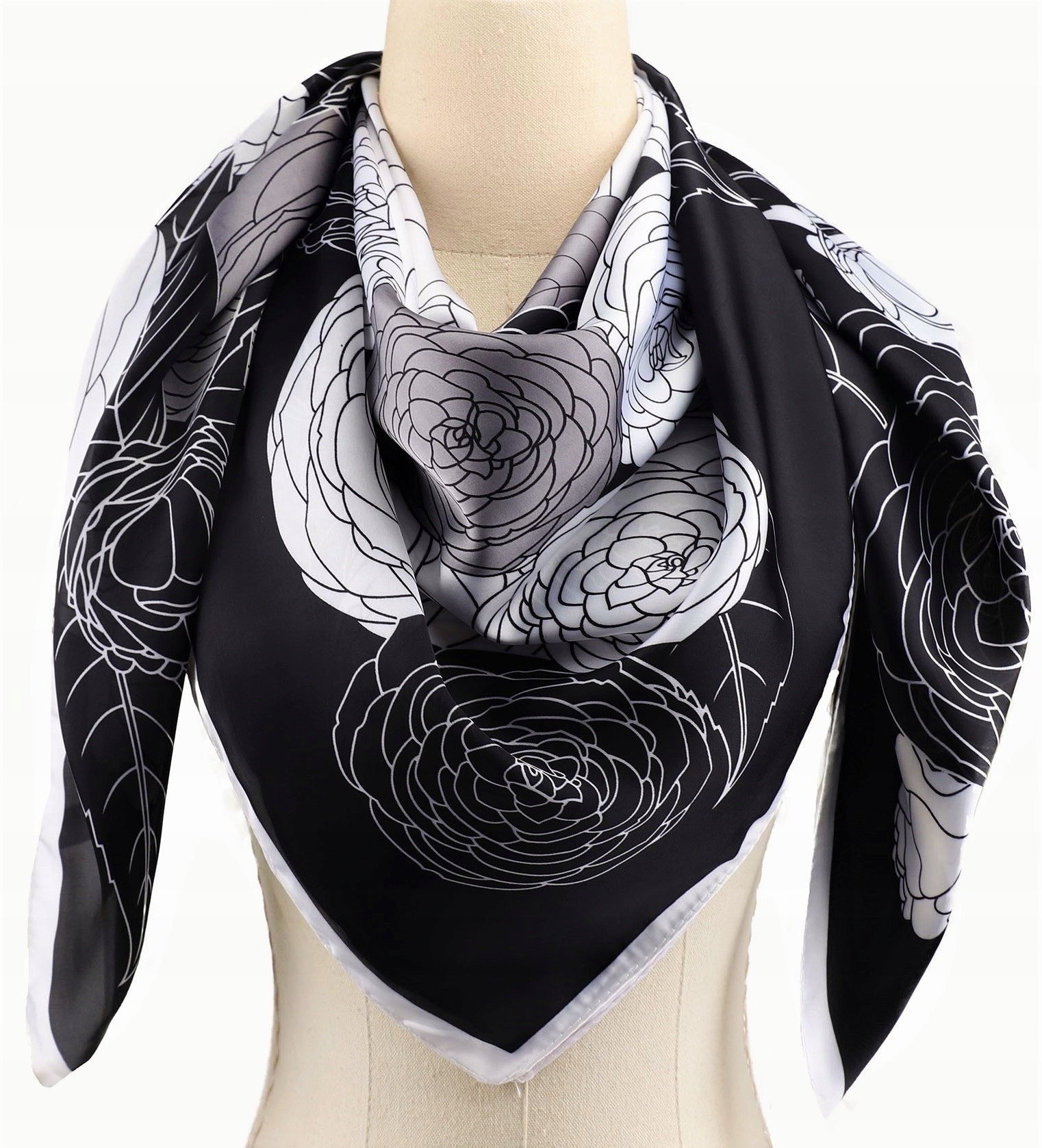 CHUSTA APASZKA DAMSKA GAWROSZKA BANDANA 90/90 CM