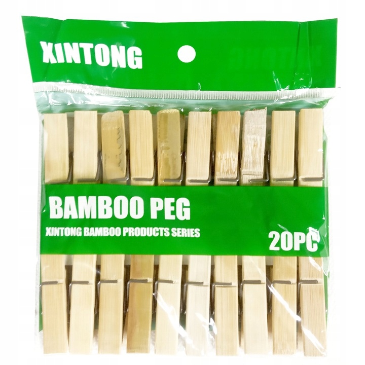 

Spinacze Klamerki Do Bielizny Bambus 20 Sztuk