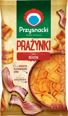Levně Przysnacki Pšeničných křupek s příchutí slaniny 120 g, 20 kusů