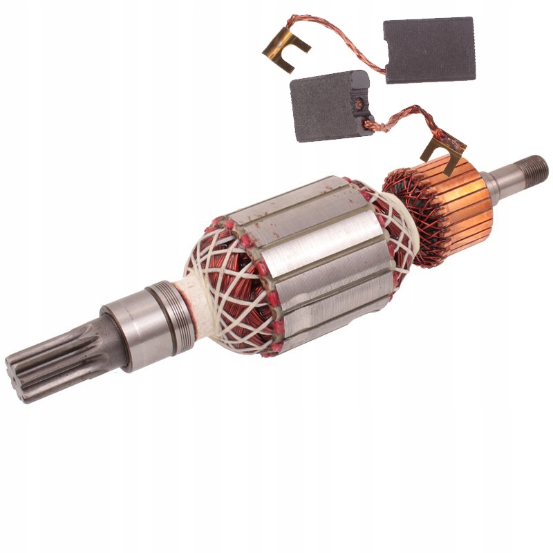 Rotor Bosch GSH27VC Gsh 27 VC 1614011139 uhlíkové kartáče 1 614 011 139