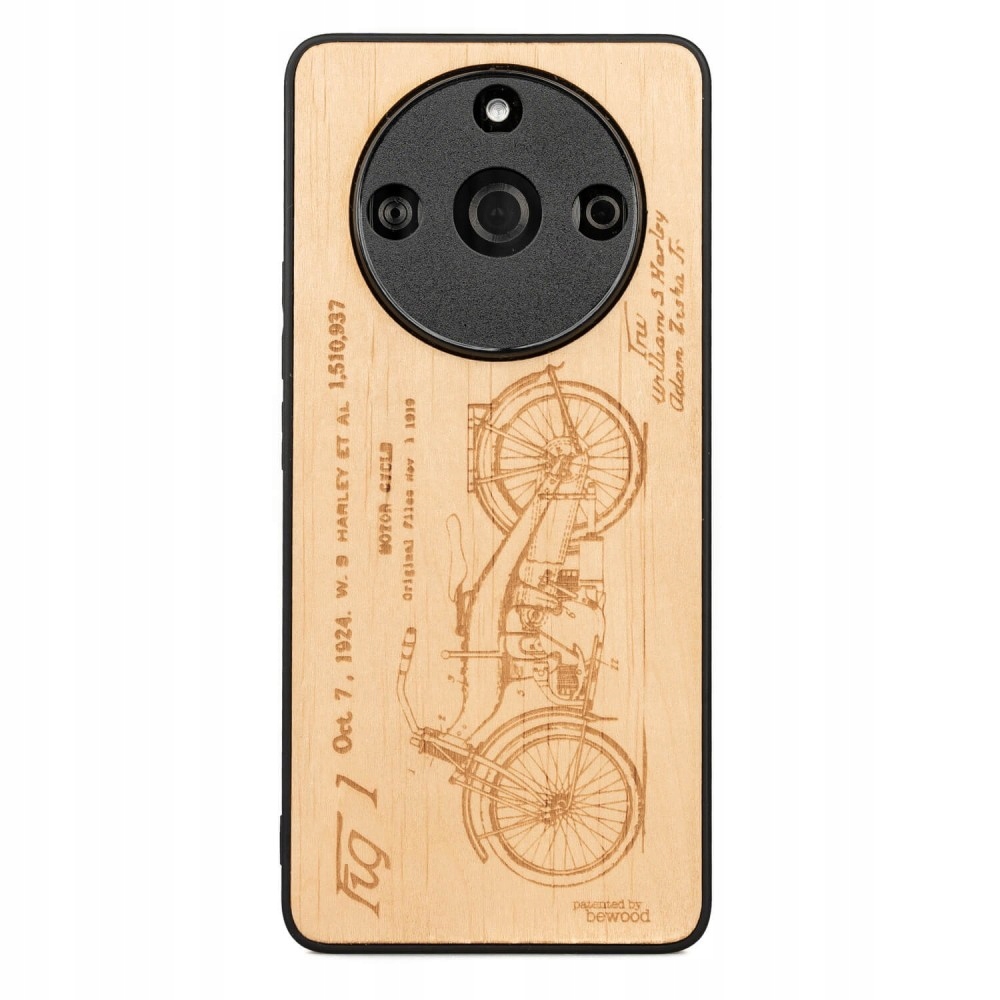 Dřevěné Pouzdro Bewood pro Realme 11 Pro 5G 11 Pro Plus 5G Harley