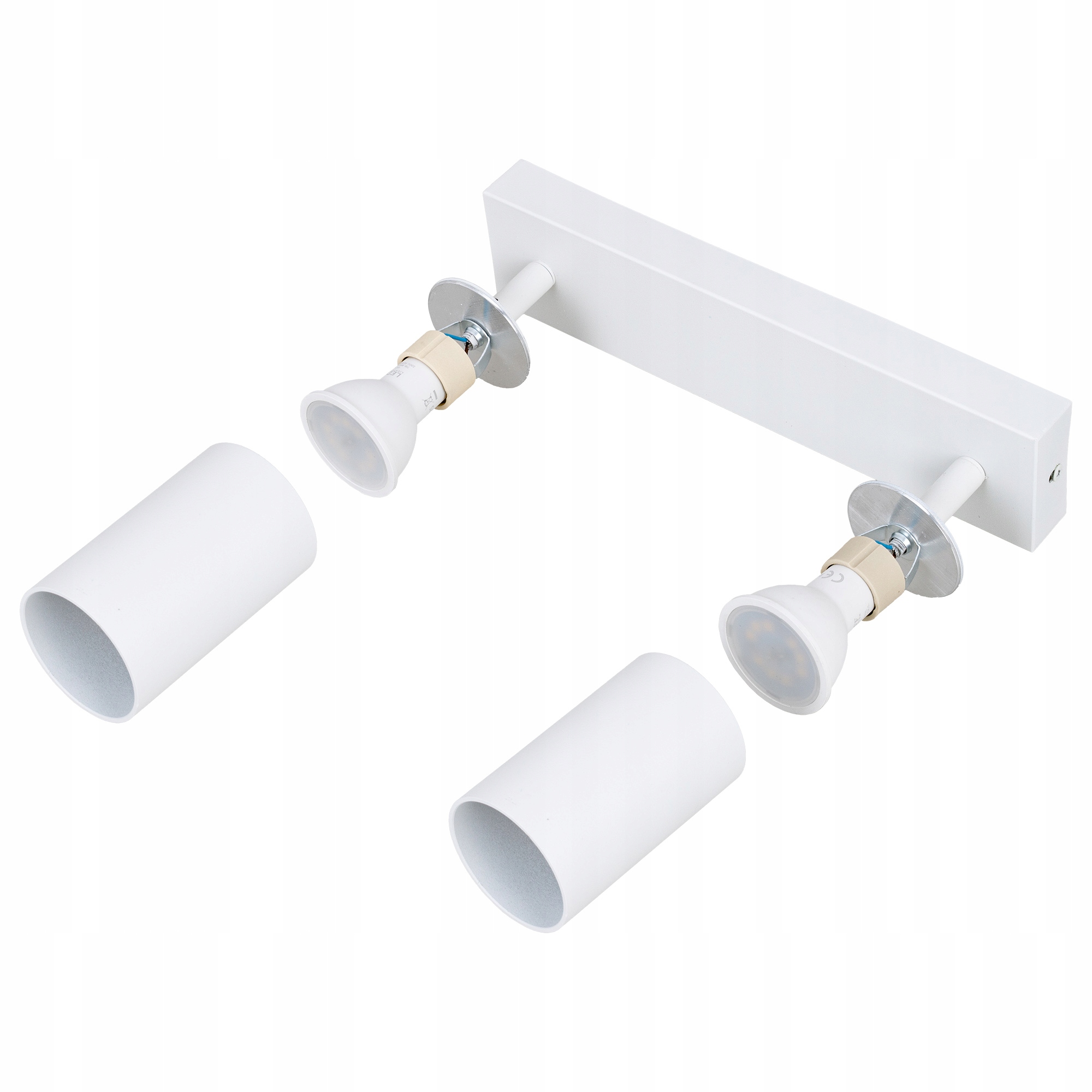 Lampa sufitowa szyna spot oprawa halogenowa GU10 Materiał dominujący aluminium