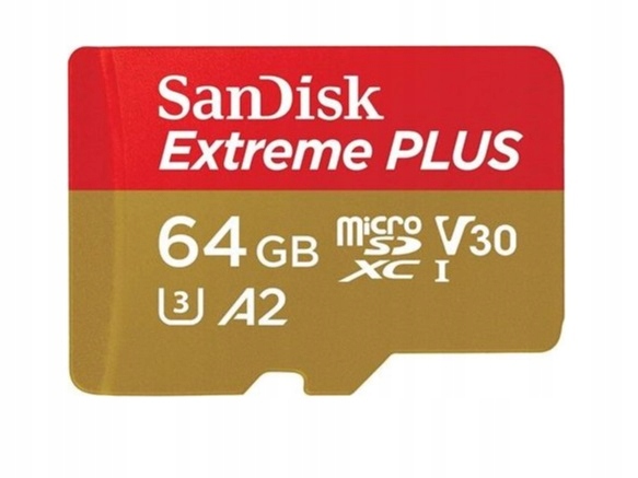 Sandisk Extreme Plus MicroSDXC 64 GB A2 V30