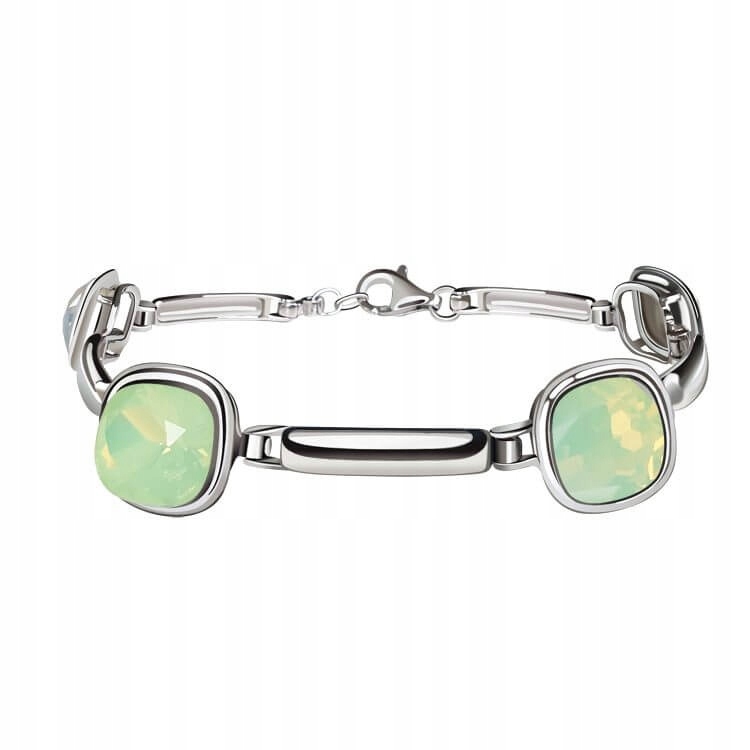 Náramek křišťál Svarowski Chrysolite Opal