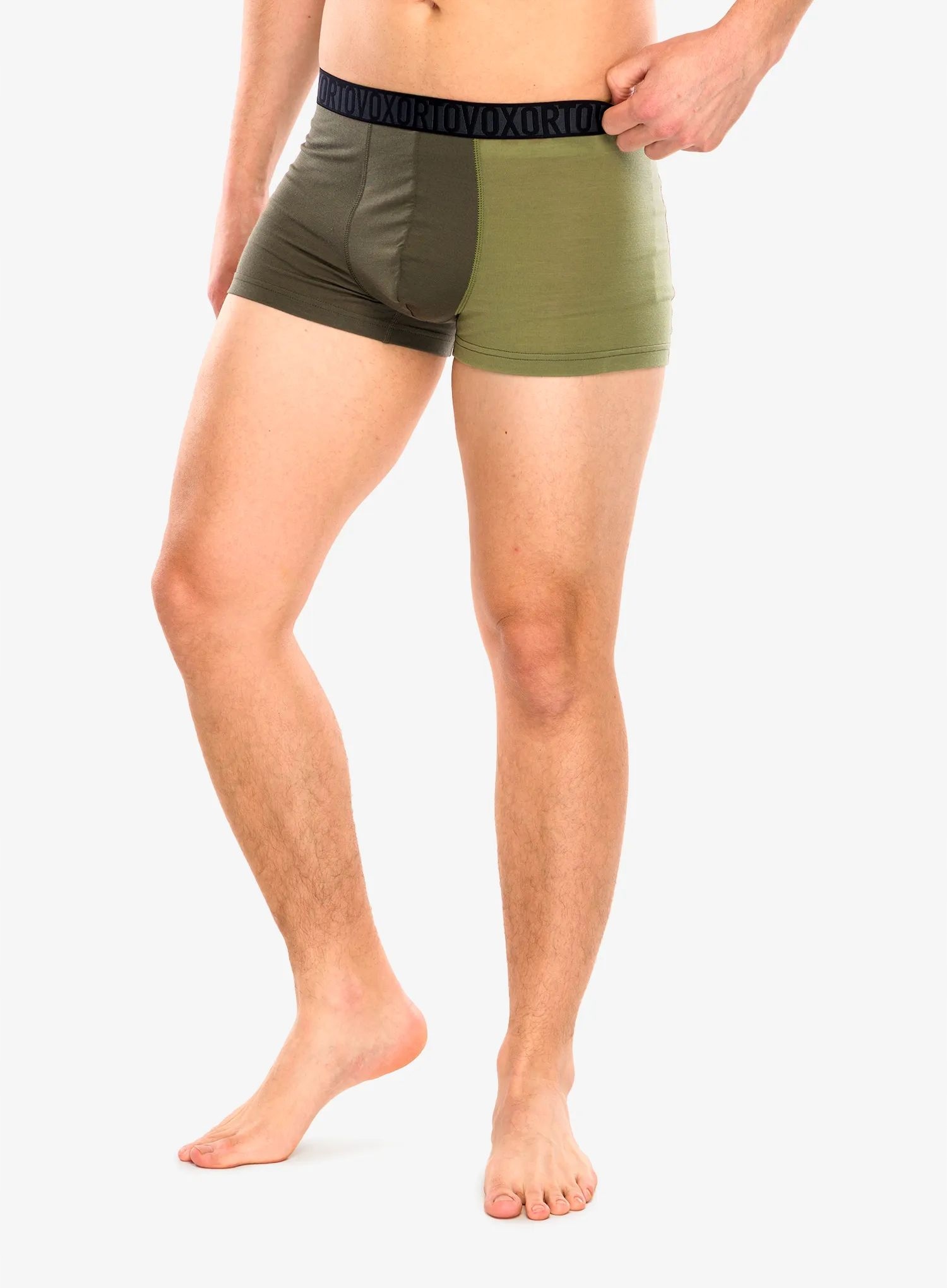 Termoaktivní boxerky Ortovox 150 Essential Trunks dark wild herbs XL