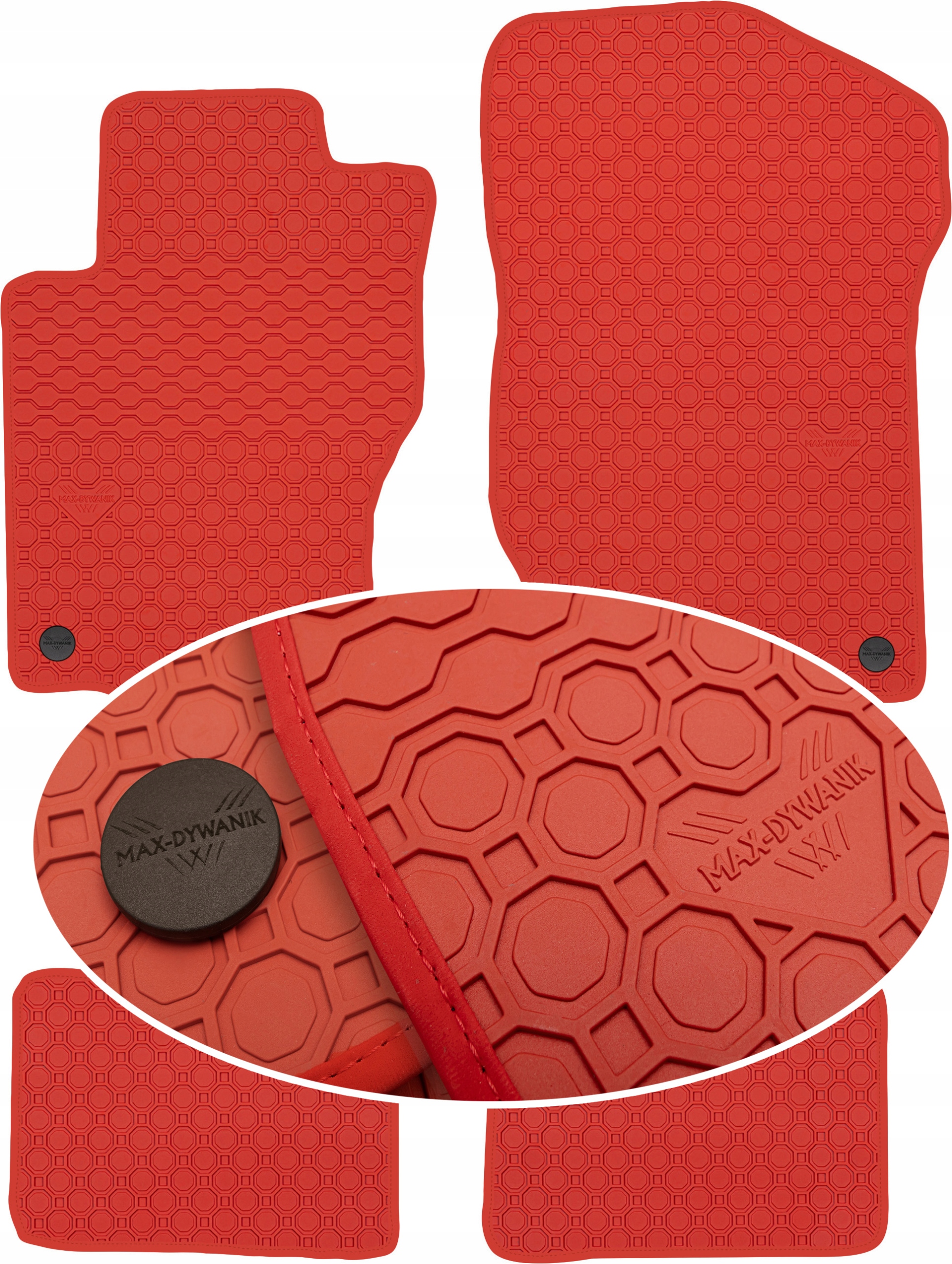 Mercedes ML W164 2005-2011 Koberce Červené