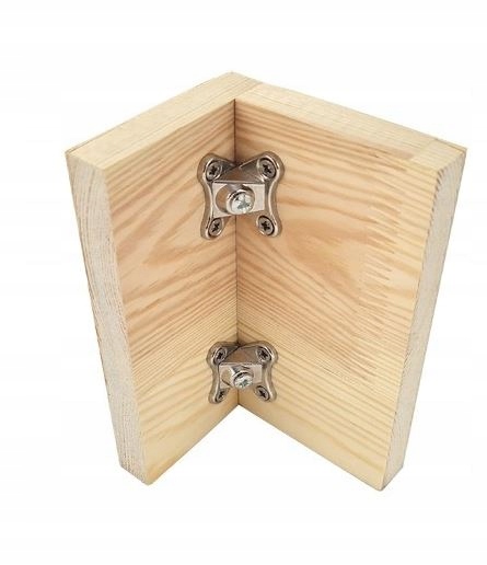 Złącze meblowe narożne, motylkowe, wspornik, kątownik narożny 10 szt. Marka F3M