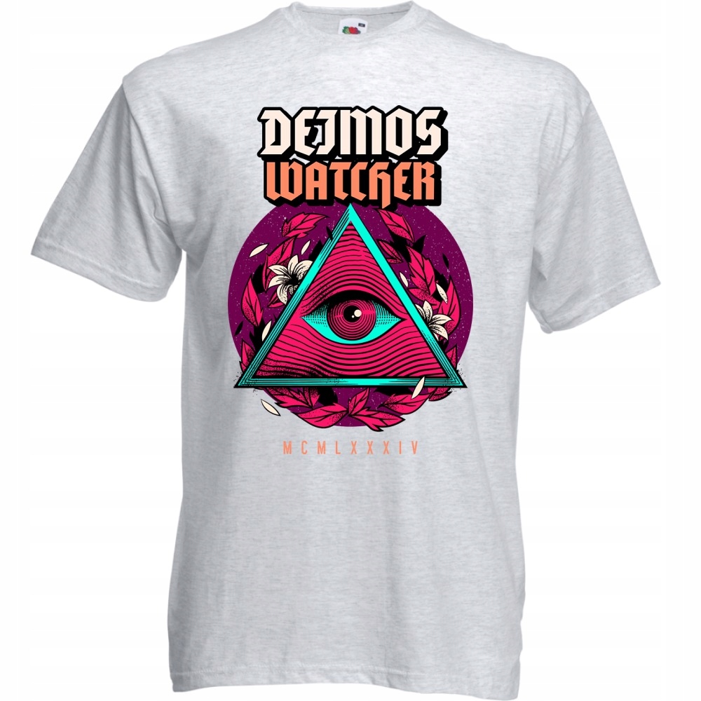 

Koszulka demon watcher oko L ash szara