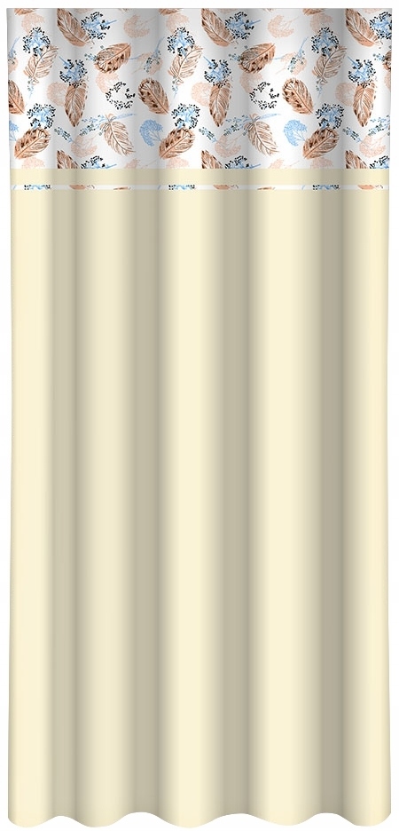 ZASŁONA GOTOWA NA ŻABKI 160x270 NA TAŚMIE STYLOWA