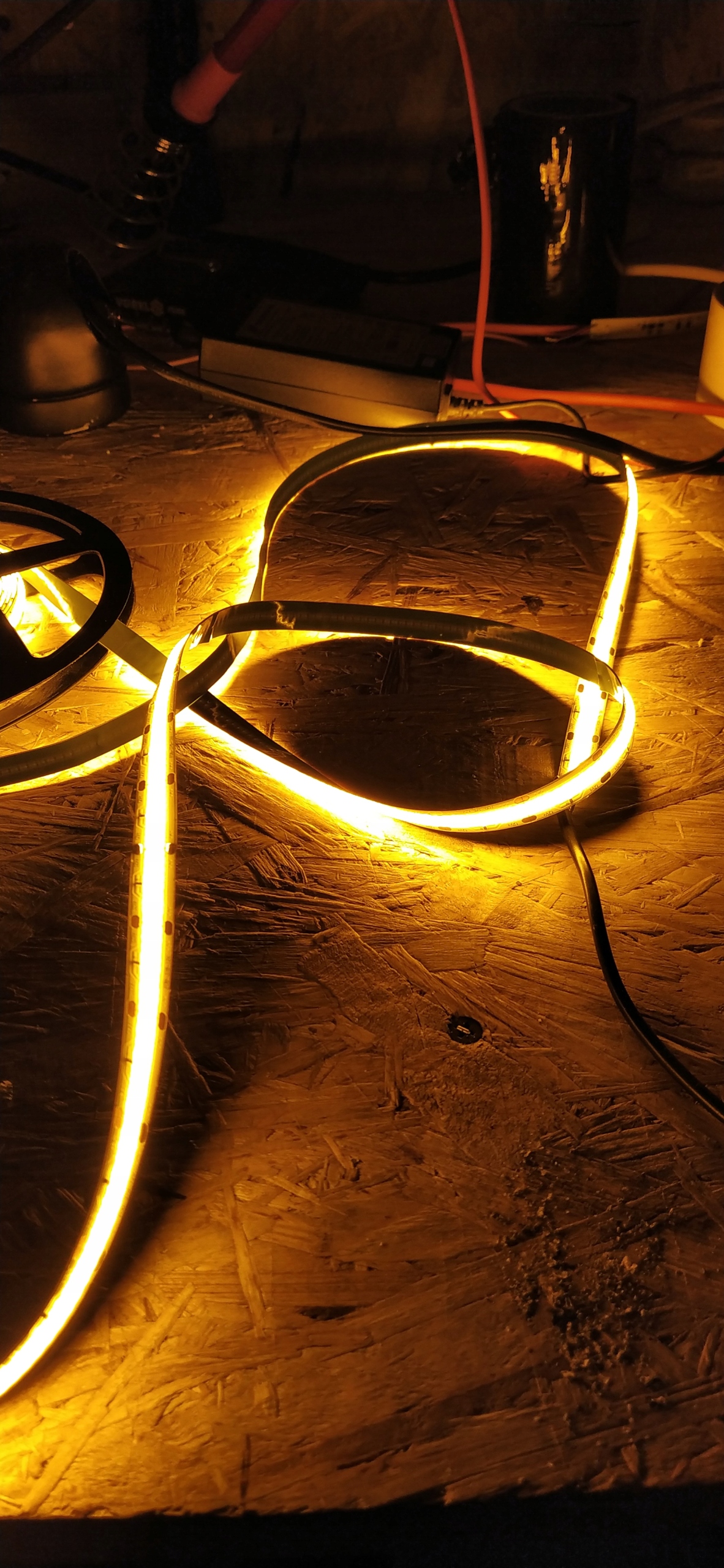 pomarańczowa taśma led cob neon pasek listwa 12V Kod producenta TLCORANGE