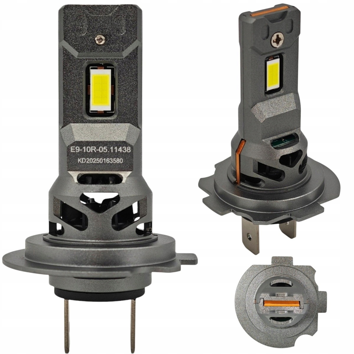 H7 Led žárovky 9V-32V Canbus Csp 2 ks 8000lm čisté bílé světlo