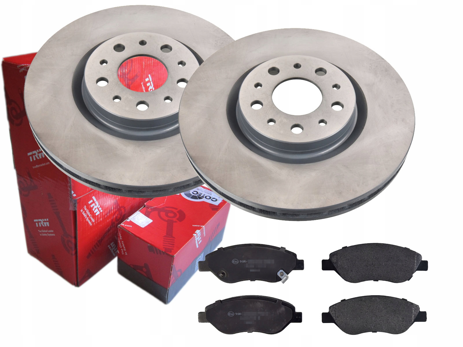 ДИСКИ КОЛОДКИ TRW ПЕРЕДНІ FIAT TIPO II 281MM