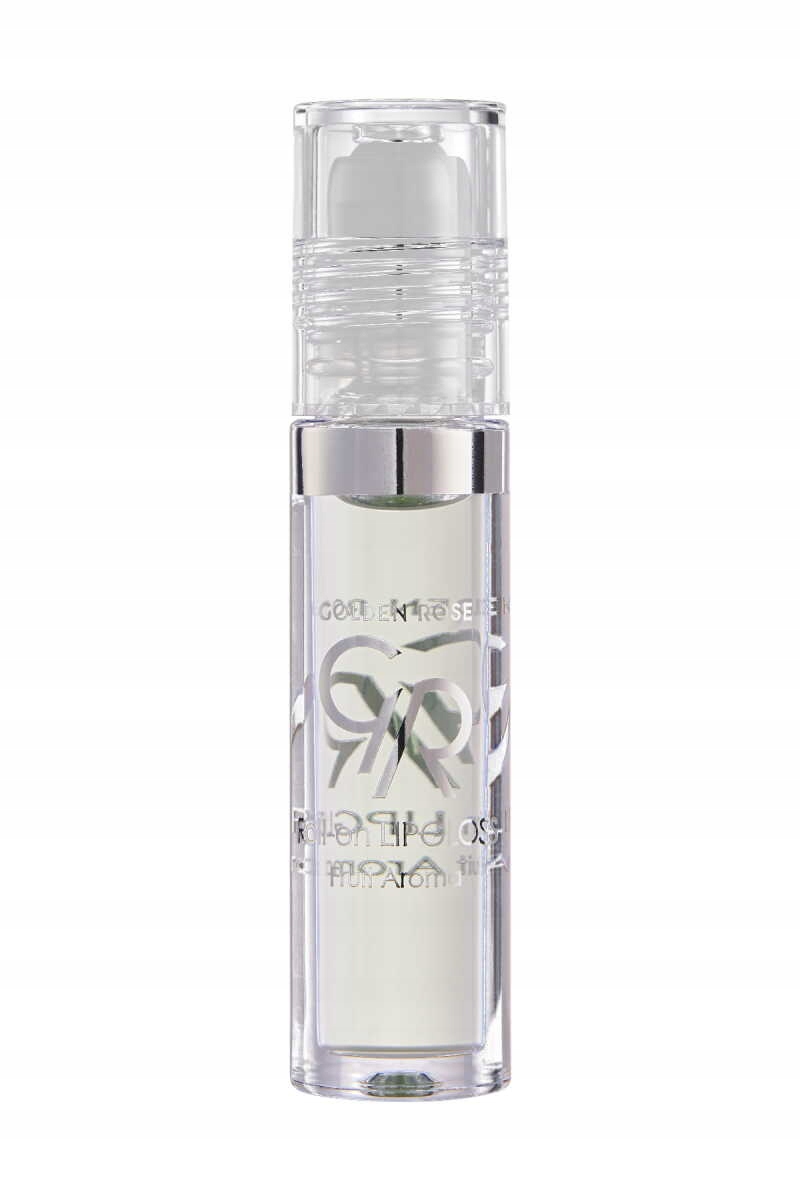 GOLDEN ROSE SMAKOWY BŁYSZCZYK Z KULKĄ Fruit Roll On Lipgloss Cytryna