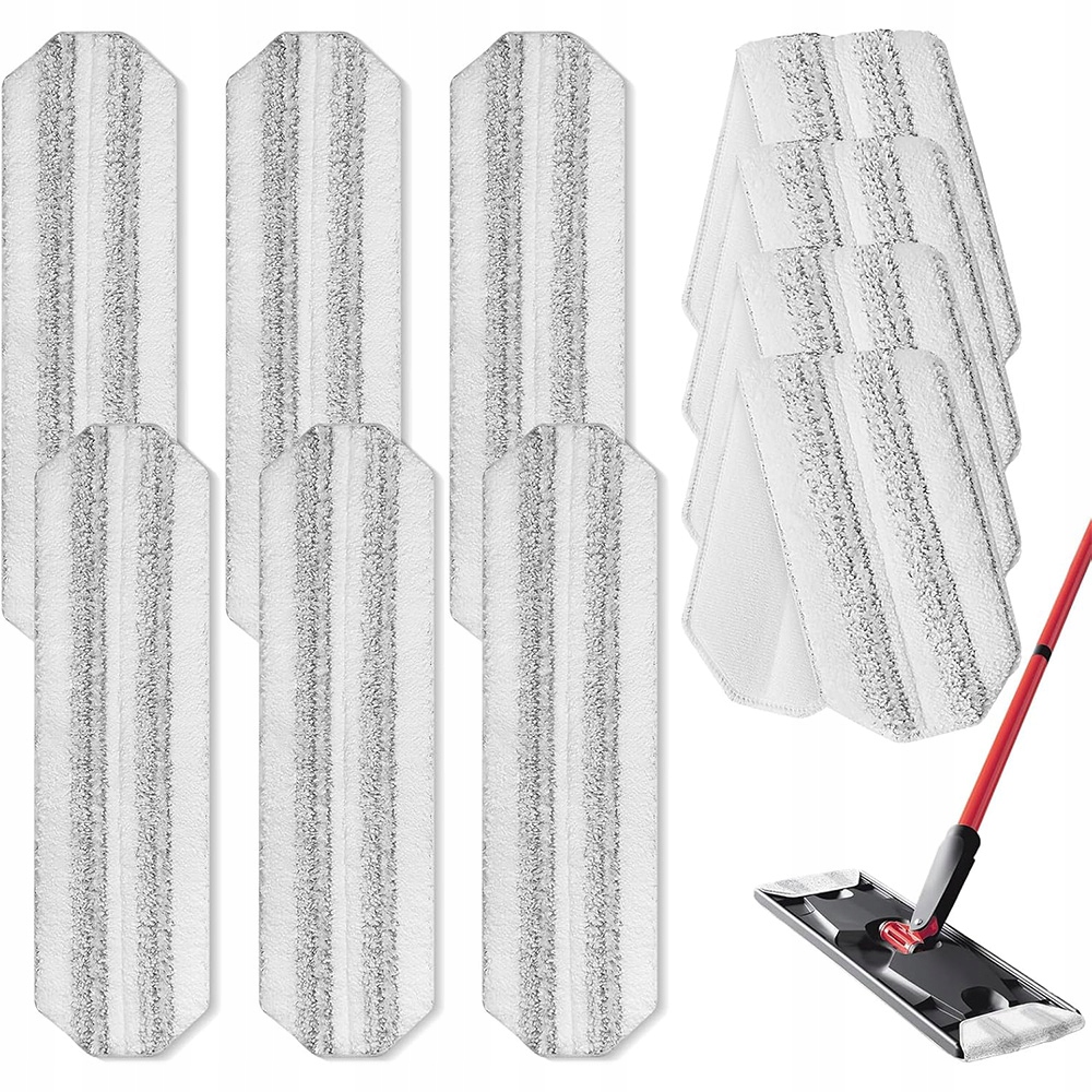 Absorpční Utěrky Na Mop Opakovaně Použitelné Sada 10 K Mopům