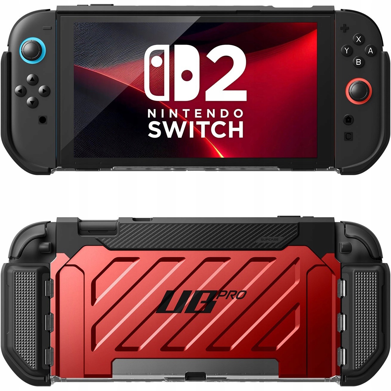 Etui pancerne Supcase do Nintendo Switch 2, case otwierane boki na Joy-Cony