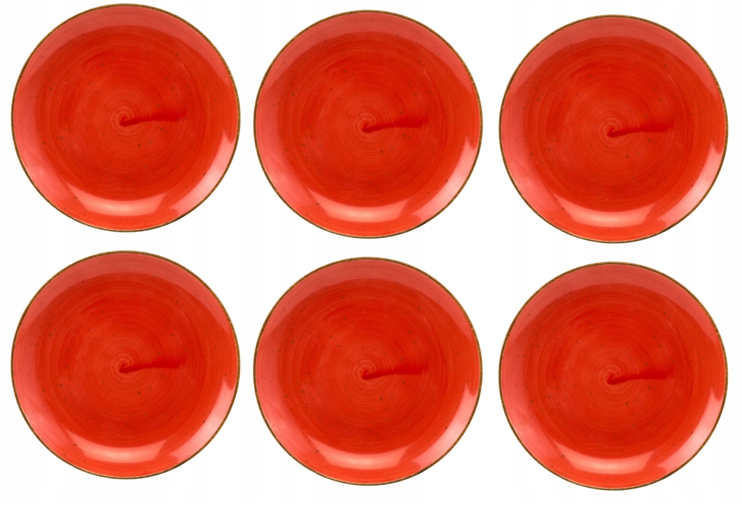 LUBIANA BOSS KARMIN 6 X TALERZ DESEROWY 20,5 CM