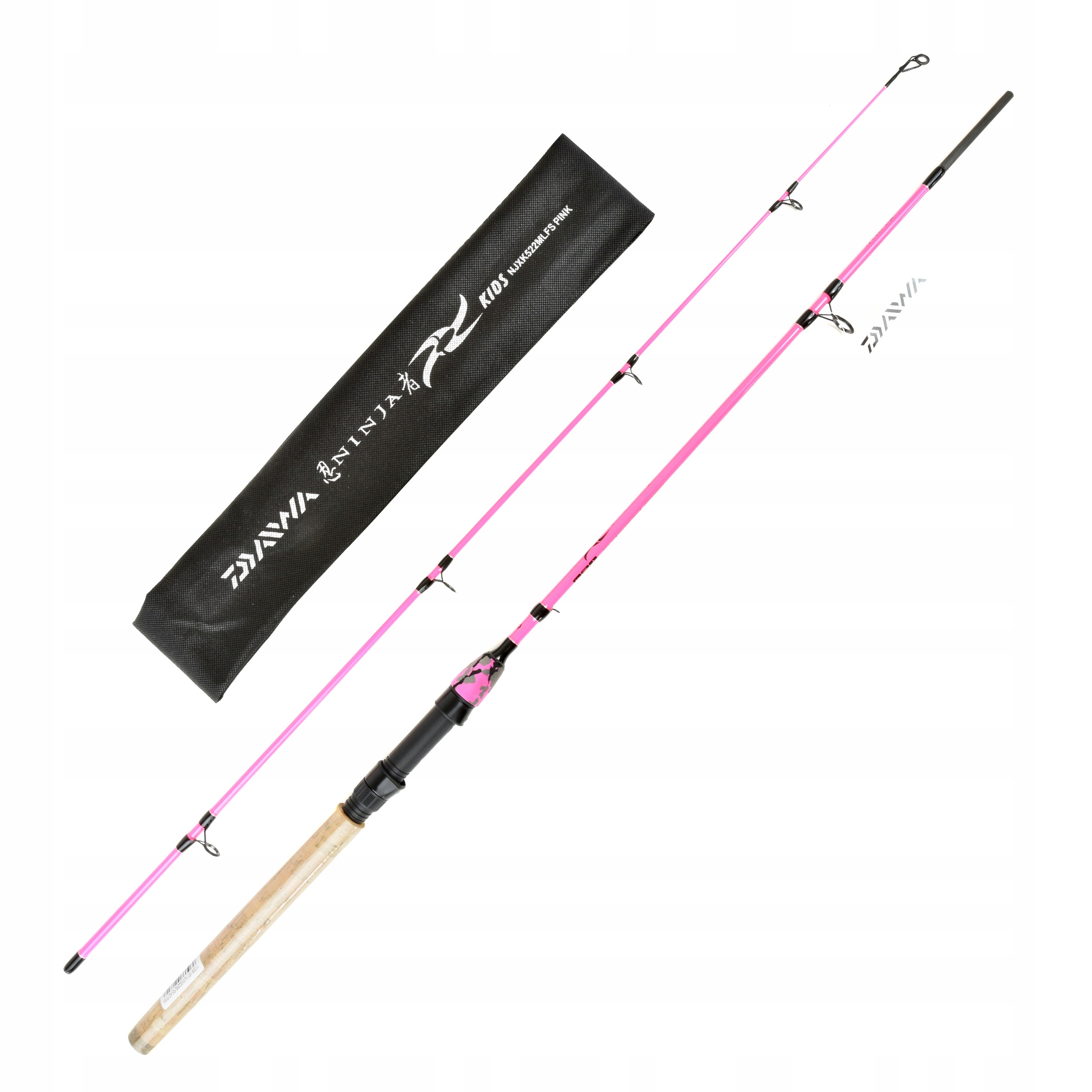 Wędka spinningowa Daiwa Ninja X Kids pink 1.60m 10-30g dla dzieci