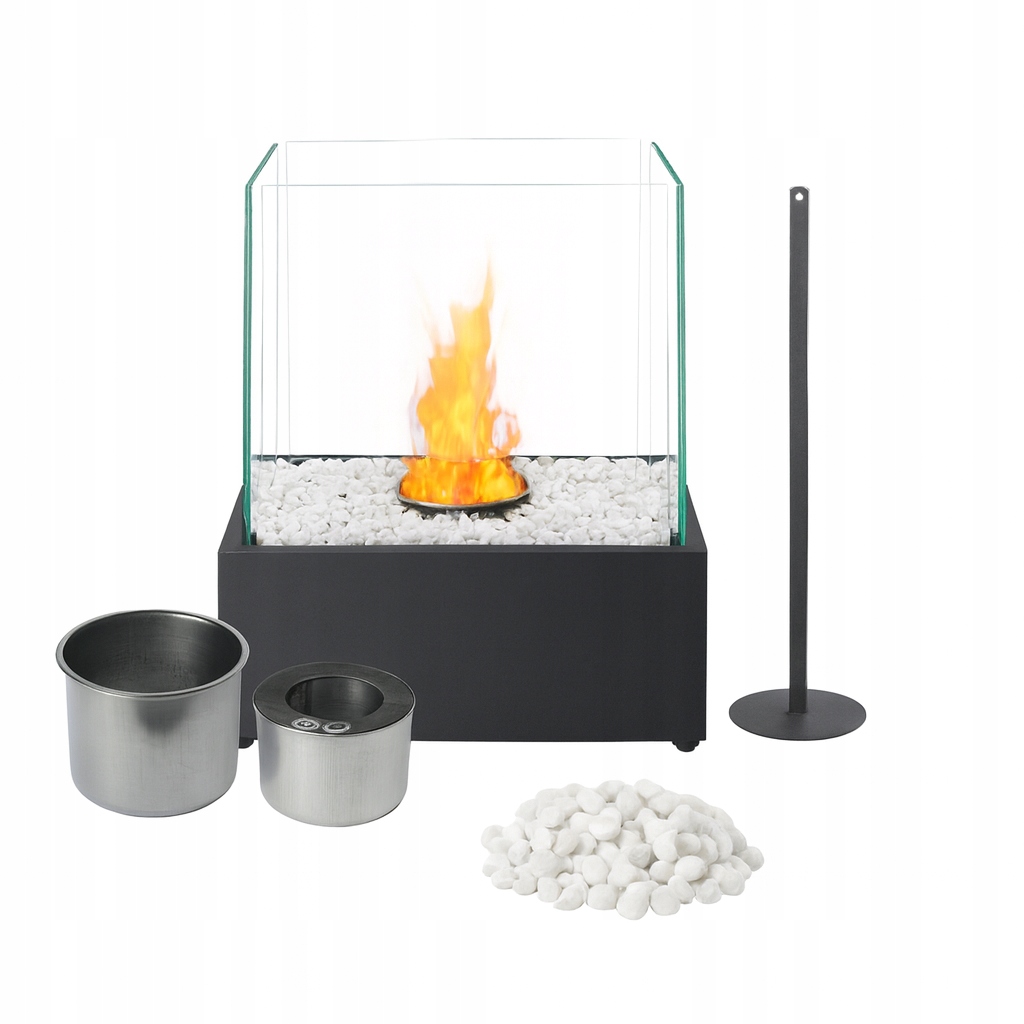 Volně Stojící Biokrb DIXIE-14 Na Bioethanol 30 CM – Bez Kouře, Obývací Pokoj, Terasa