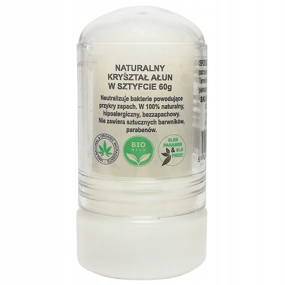 

Ałun Naturalny Kryształ Antyperspirant 60g