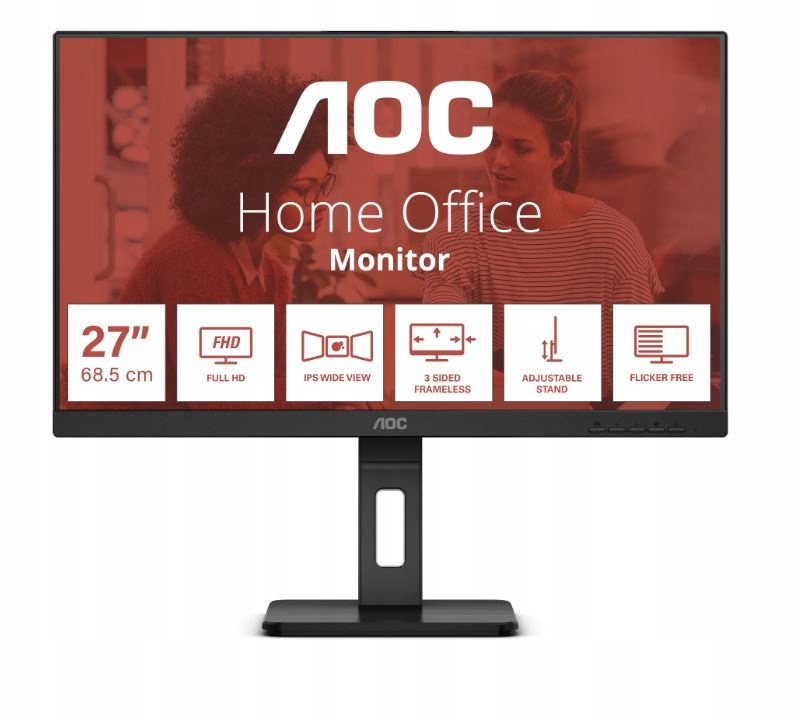 Aoc/ 27E3QAF/ 27"/ Ips/ Fhd/ 75Hz/ 4ms/ Black/ 3R 27E3QAF
