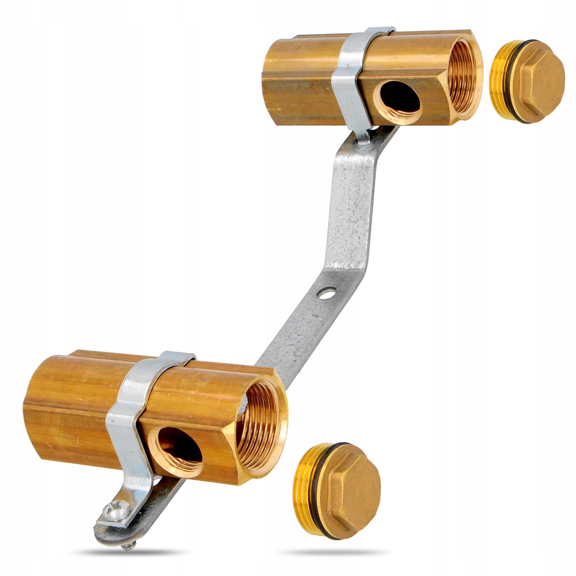 ROZDZIELACZ PODŁOGÓWKI Ogrzewania CO Podłogowego 2 OBWODY Sekcje GRZEJNIKÓW Liczba obwodów 2