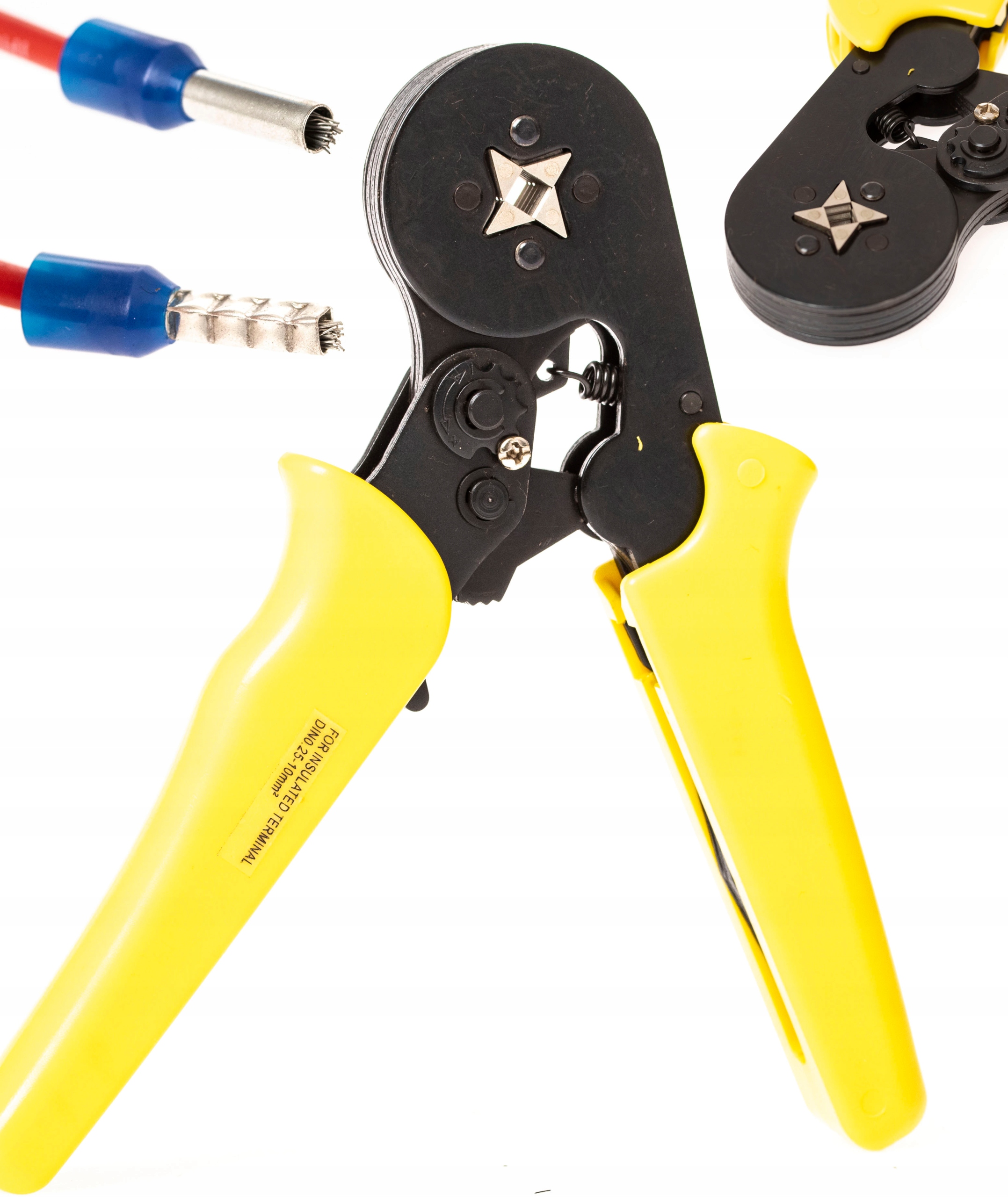 

Praska zaciskarka szczypce tulejek końcówek kabli