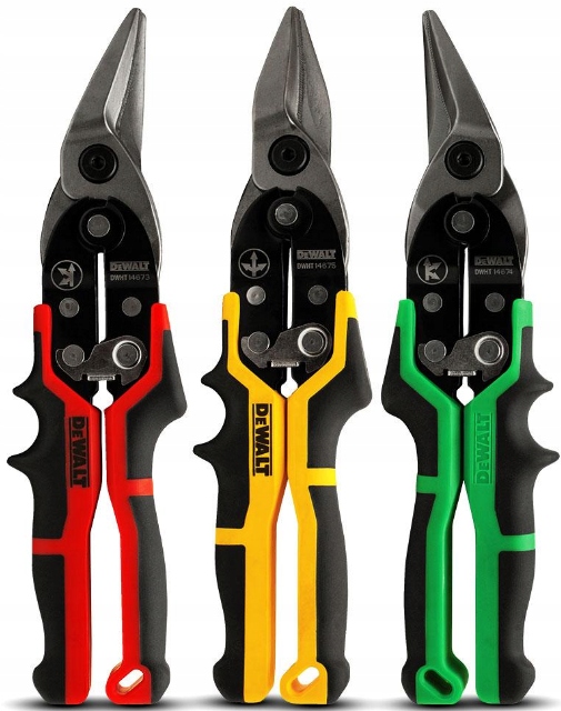 

Nożyce typu Ergo do Blachy 3SZT DWHT14676-0 DeWALT