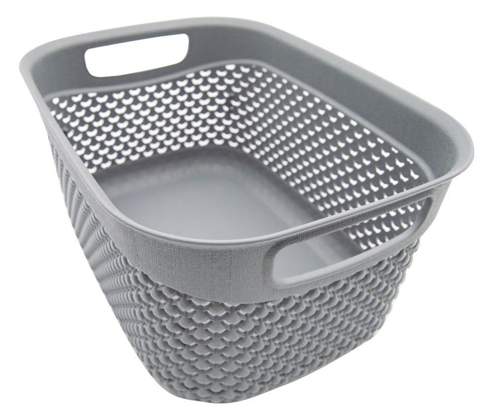 

Koszyk plastikowy pojemnik kosz Drop 3,3L Szary