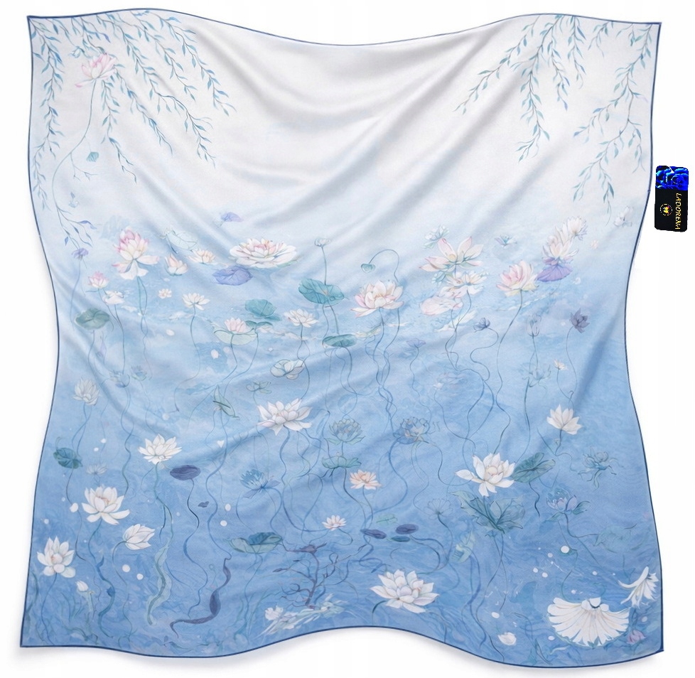 Hedvábný Šátek 100% Hedvábí Přírodní Morušový Prémiová Kvalita+