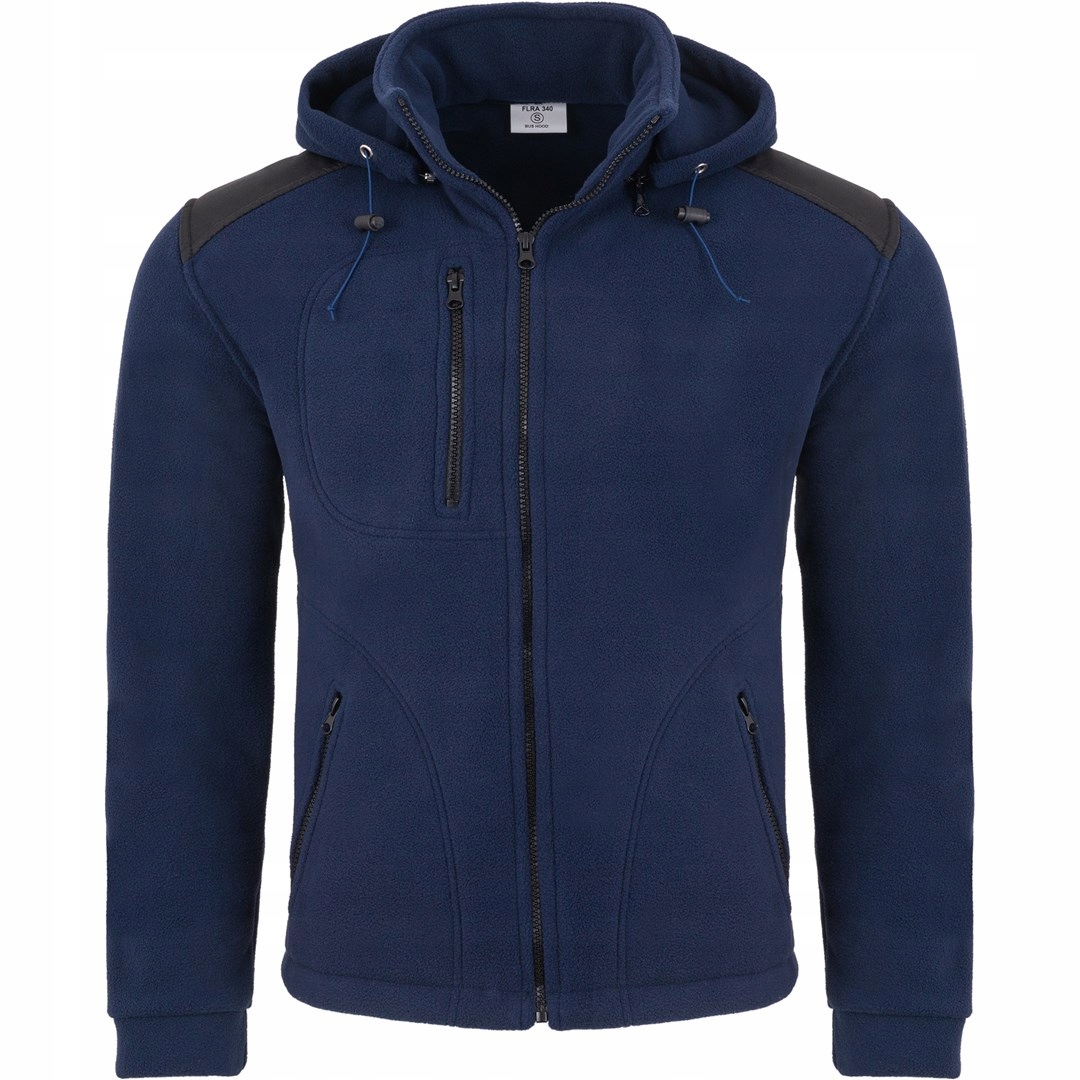 Gruby Polar KAPTUR Bluza POLAROWA z Kapturem L