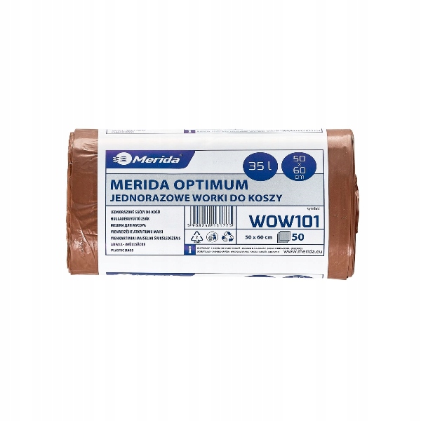 

Worki Na Śmieci Merida Optimum 35l brązowe a'50