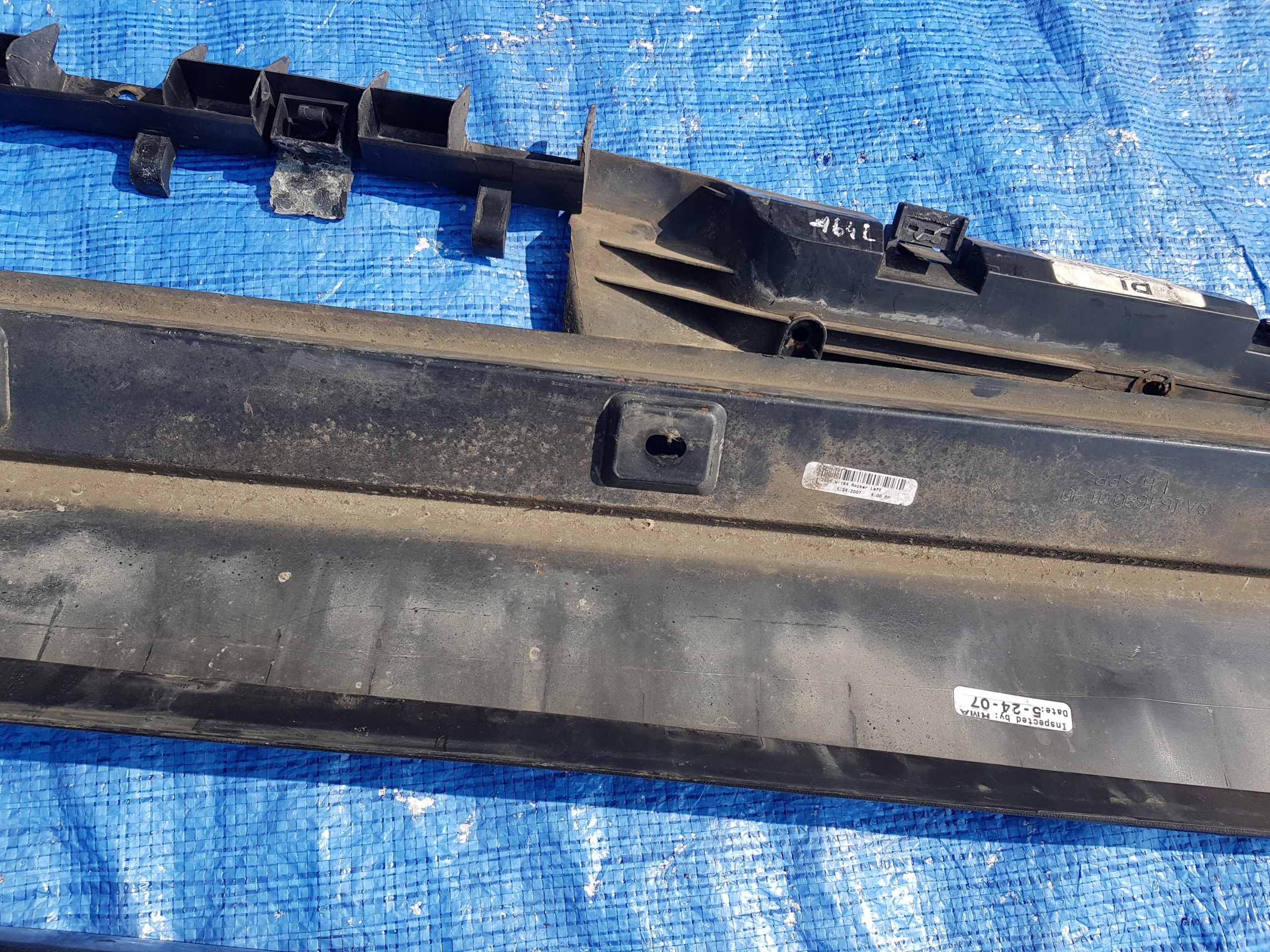 KOMPLET PROGOW right left threshold MERCEDES ML W164 cap moulding STOPIEN