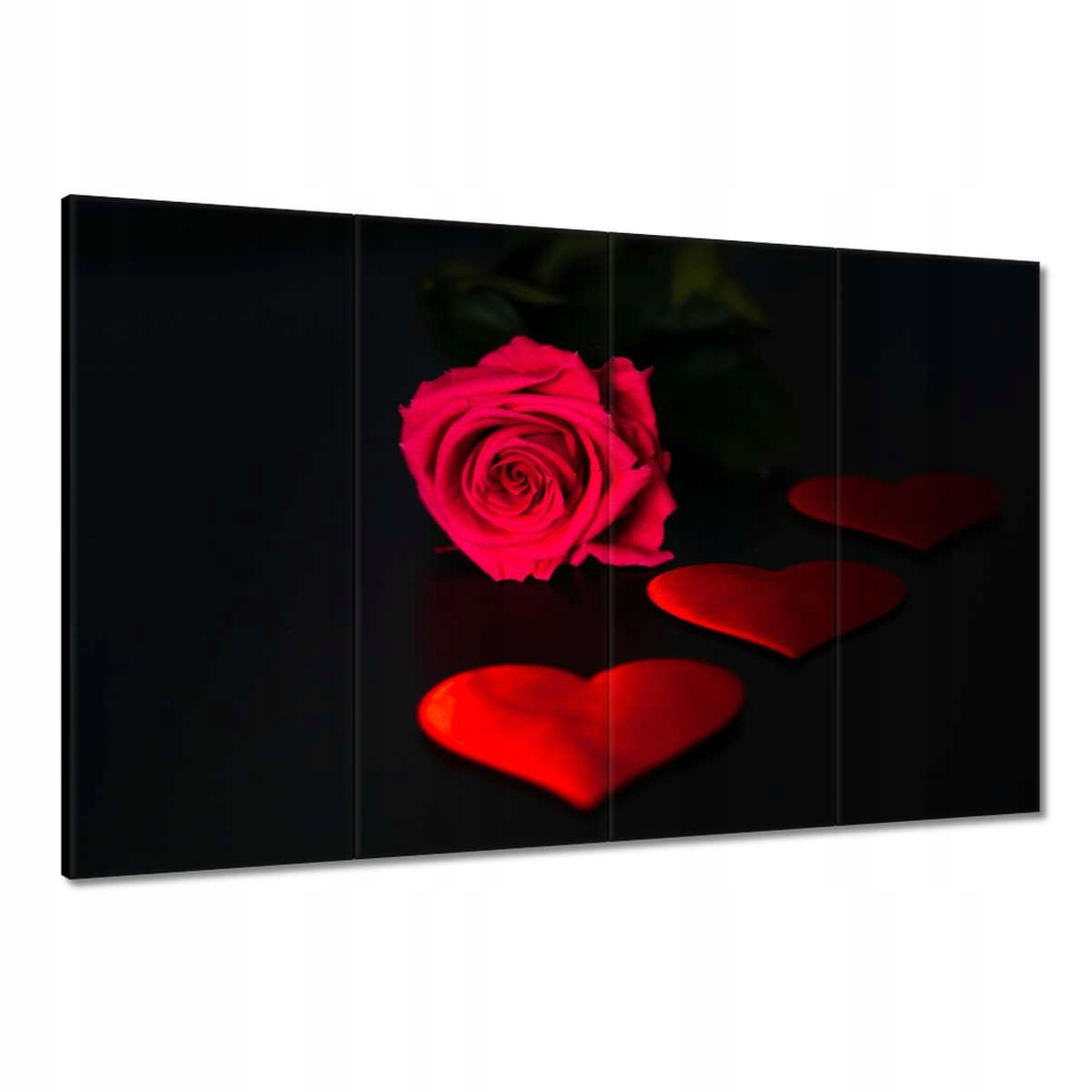 Obrazy 120x80 Květ červené růže