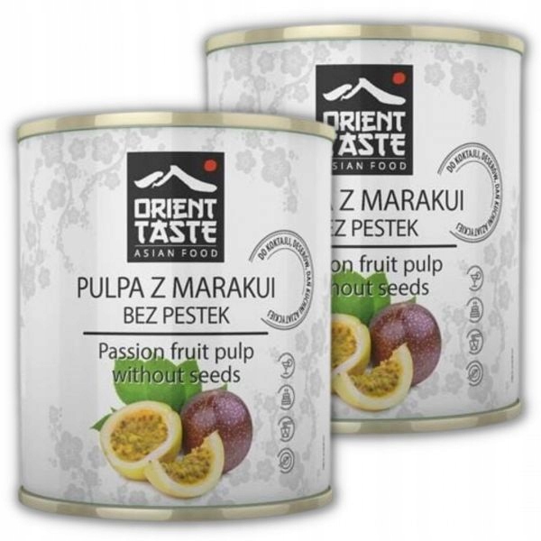 Pulpa z marakui bez pestek Orient Taste 850 ml x 2