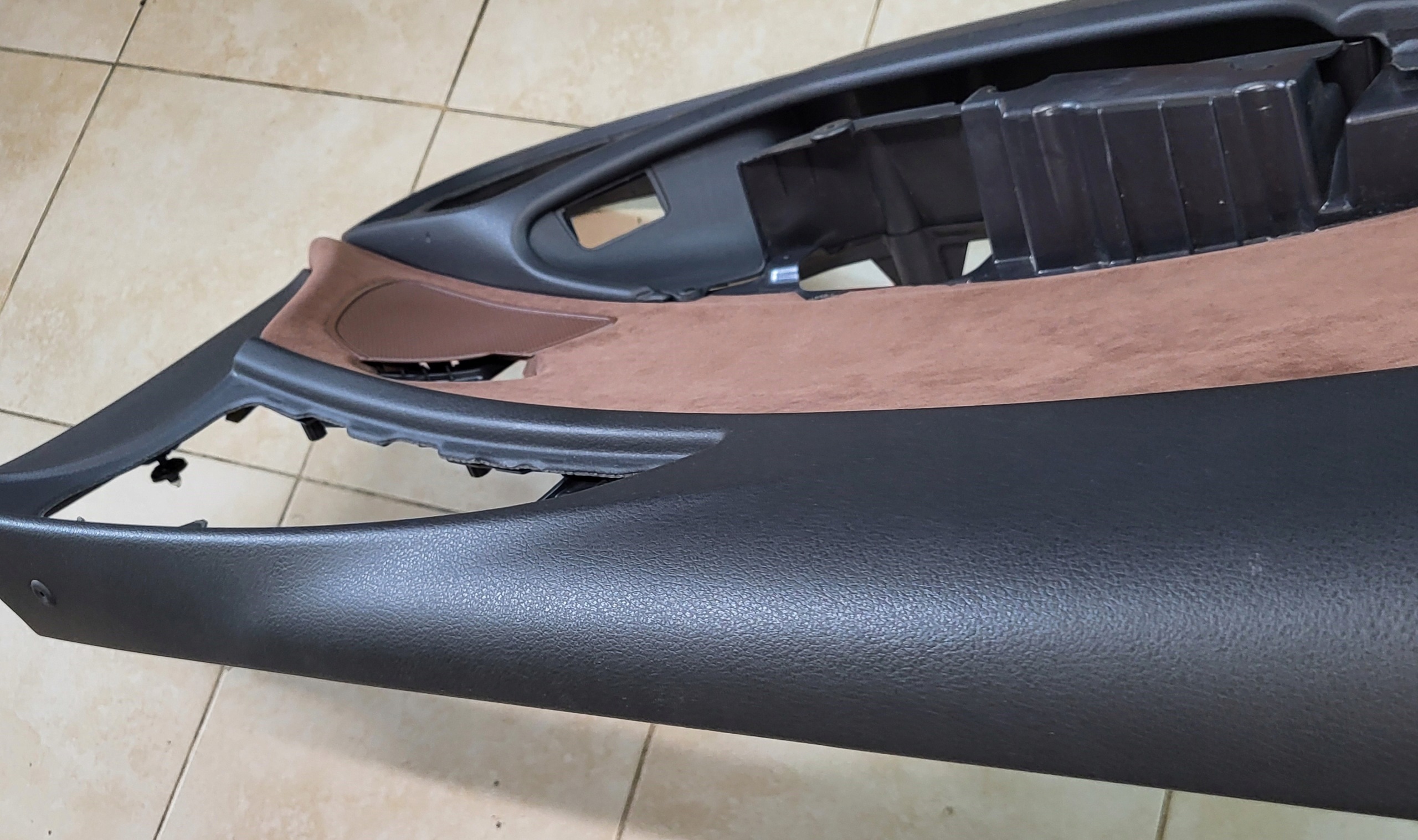 side upholstery door left front AUDI A6 C7 4G leather brown OE EUROPA
