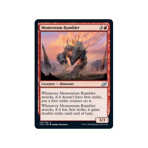 Mtg 4x Momentum Rumbler (Uncommon)