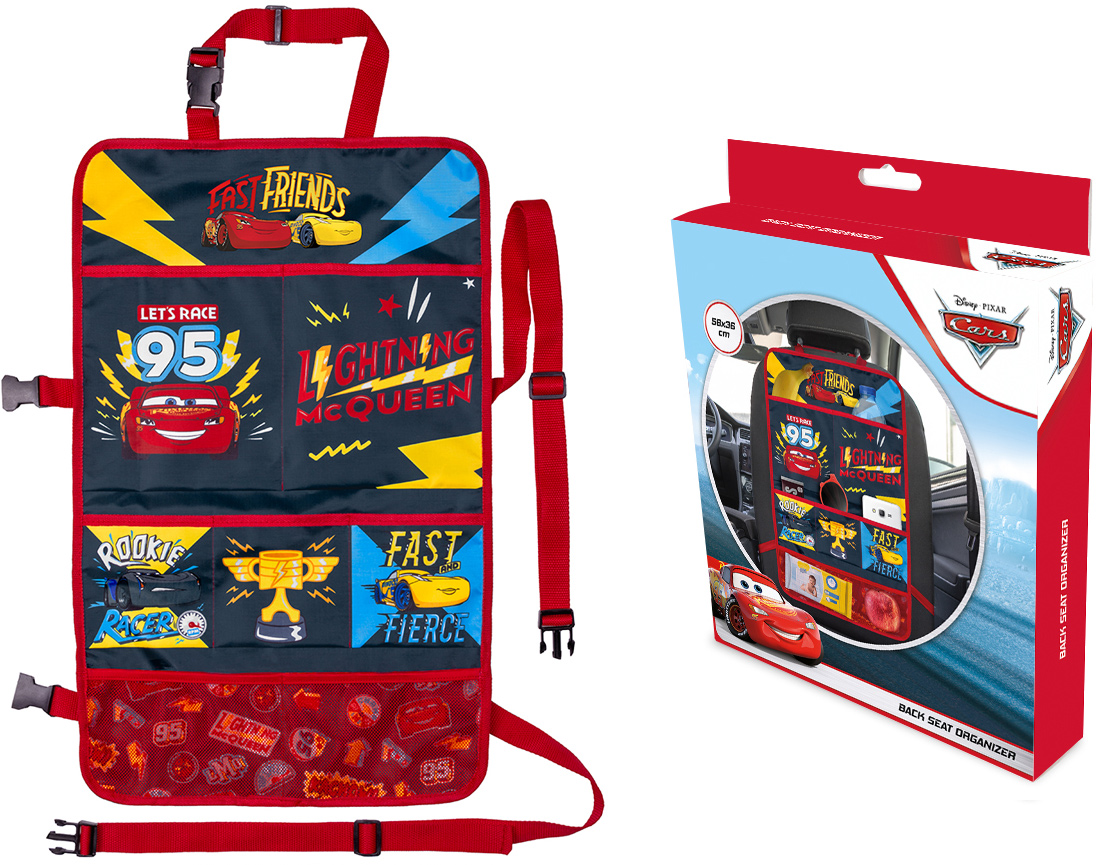 

Osłona z Organizerem na fotel samochodu Cars