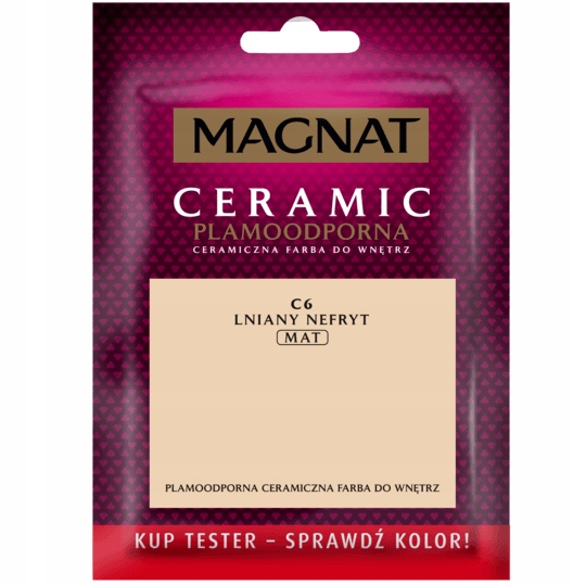 

Magnat Ceramic Lniany nefryt C6 30 ml tester farby