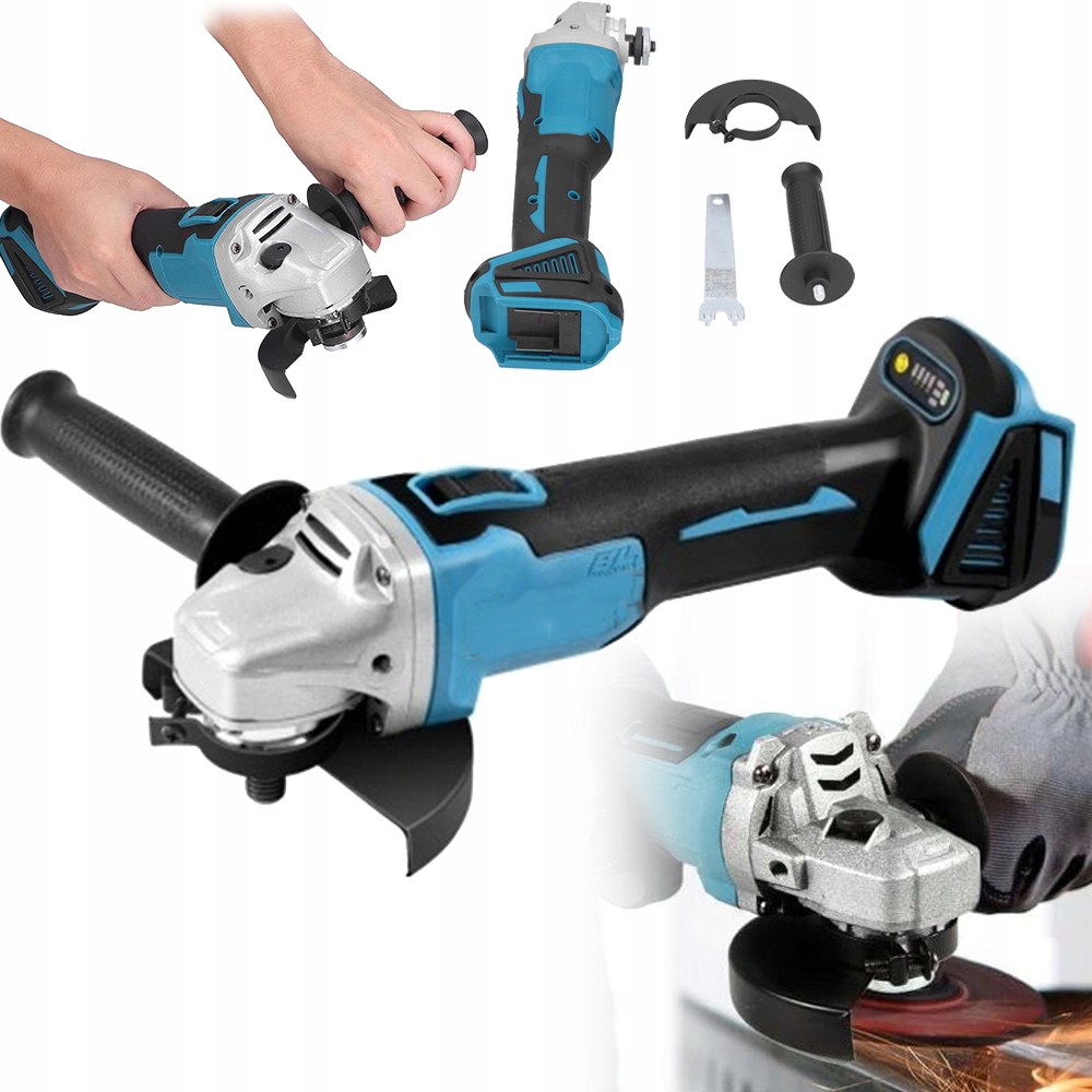 Bezkartáčová Úhlová Bruska 18 V 125 MM Pro Leštění