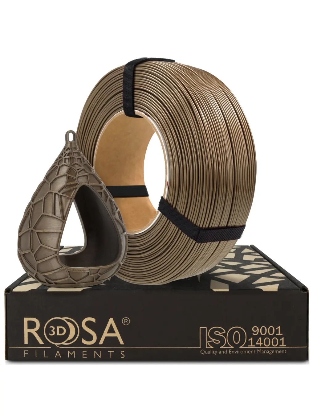 ROSA 3D Filaments Refill PETG 1kg Pearl Gold Perłowy Złoty