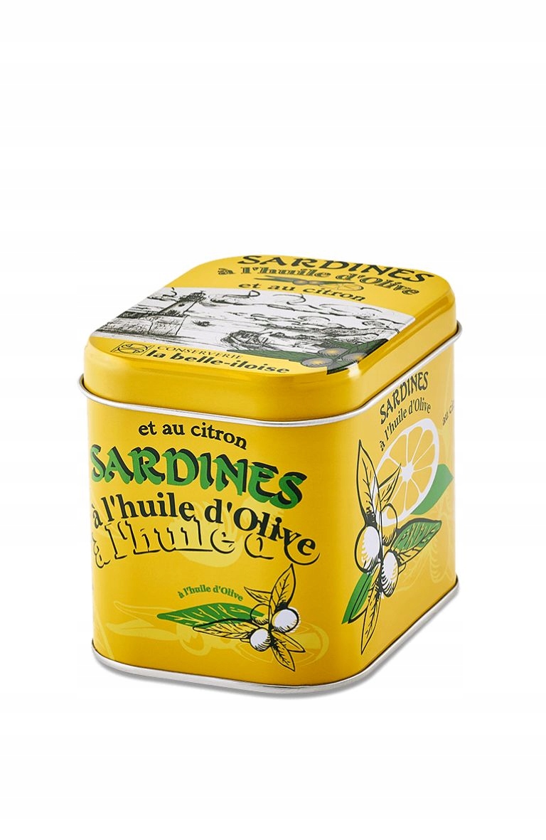 Levně Set 4 x sardinky s citronem a olivovým olejem La Belle-Iloise 4x115 g