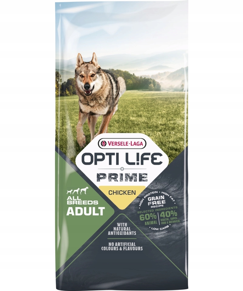 Versele-Laga Opti Life Prime Adult Chicken 12,5kg Krmivo pro dospělé psy s kuřecím masem