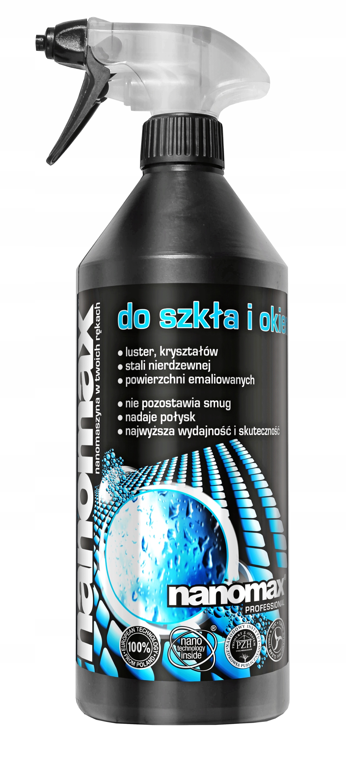 

Nanomax Płyn Do Mycia Szyb 1 L Z Nano-srebrem