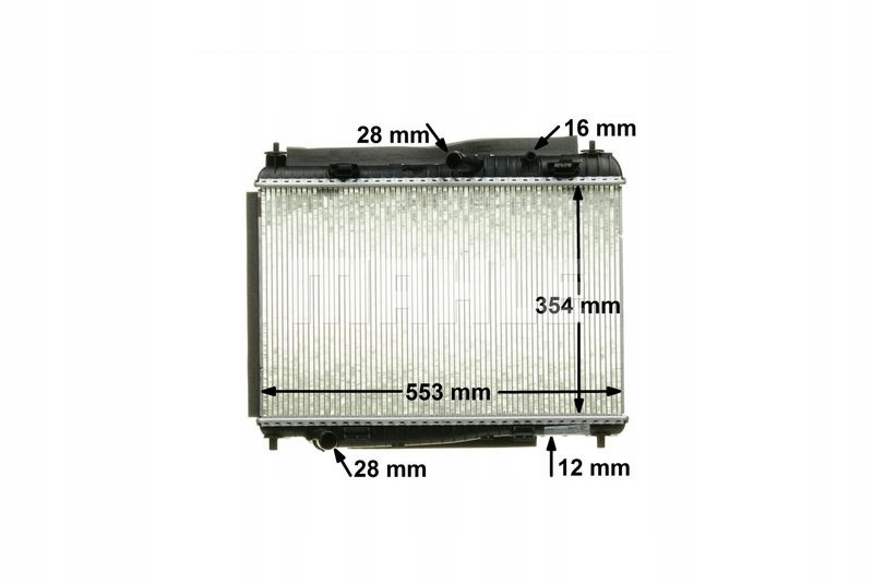 CHŁODNICA WODY CR 87 000P MAHLE Producent części Mahle