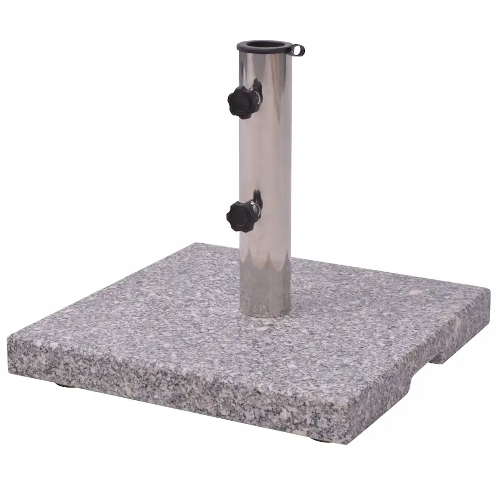 Podstavec pro slunečník Granitový 400x400x48 mm, Hmotnost 20 kg, Barva Přírodní